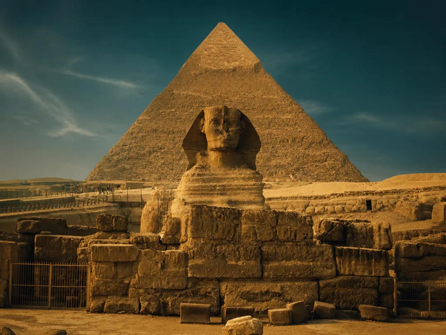 Pyramids, temples & tombs