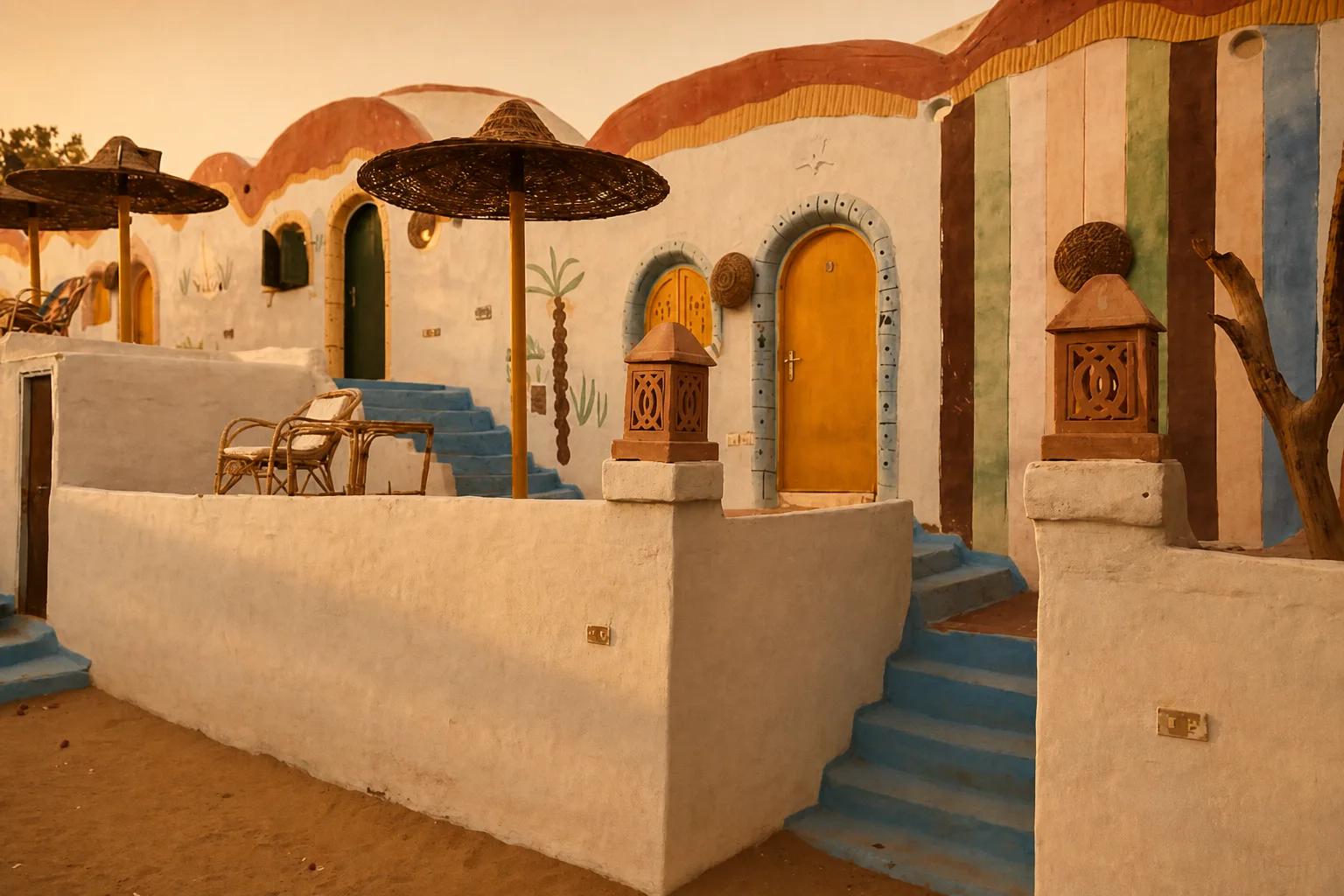 A Nubian village