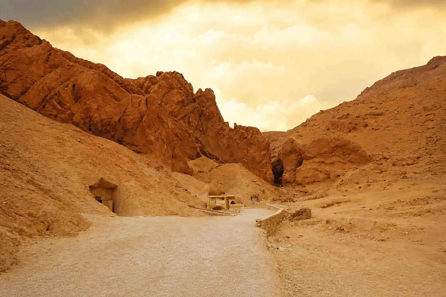 Valley of the Kings – three tombs